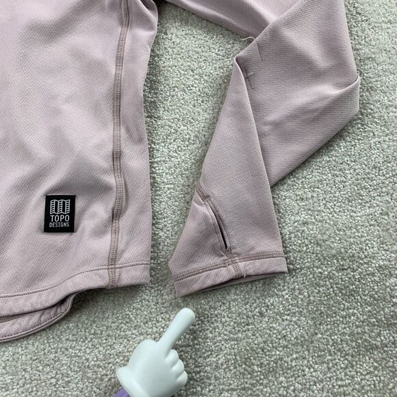 Topo Designs River Hoodie Womens Medium Outdoor Kayaking Sun Pullover UPF - Picture 13 of 16